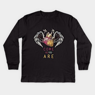 Come as you are Kids Long Sleeve T-Shirt